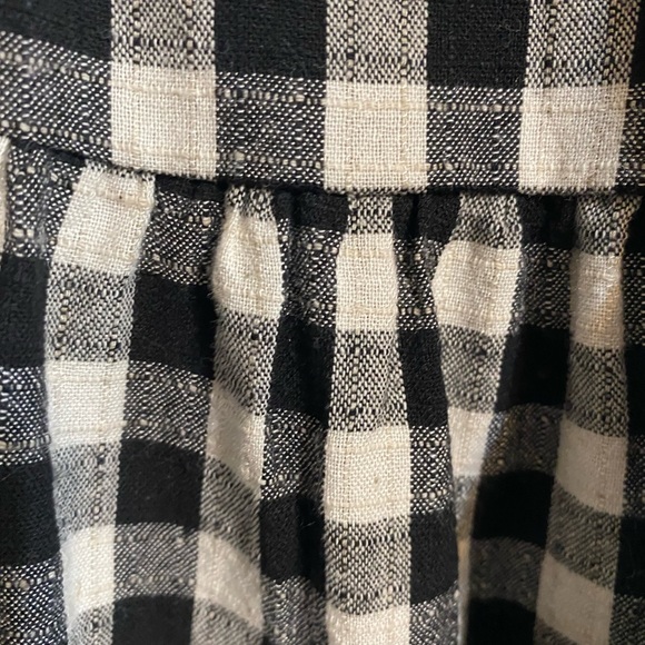 Hayden Los Angeles Plaid Tiered Ruffle Dress Size L NWT - Picture 6 of 6